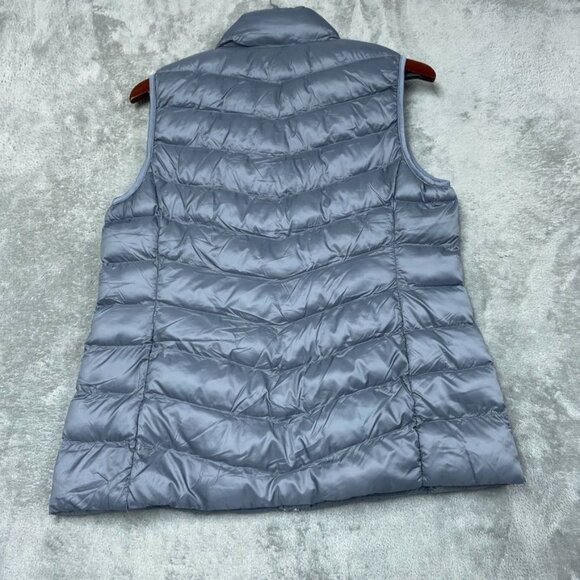 32 Degrees Heat Womens Puffer Vest Zip-Up Lightweight Gray Size M d0639 - Picture 4 of 7